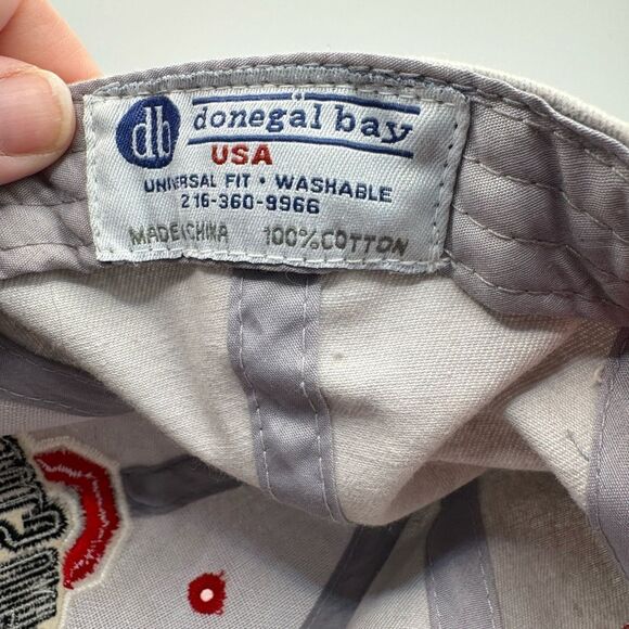 Ohio State Red and Gray embroidered patch baseball cap Velcro back - Picture 4 of 4